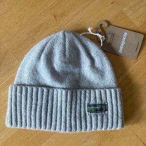 Patagonia Light Gray Brodeo Beanie